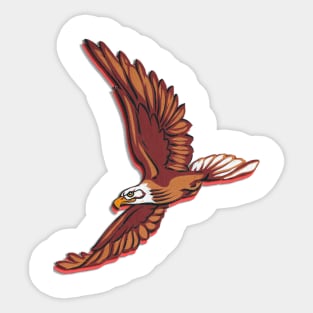 eagle the great Sticker